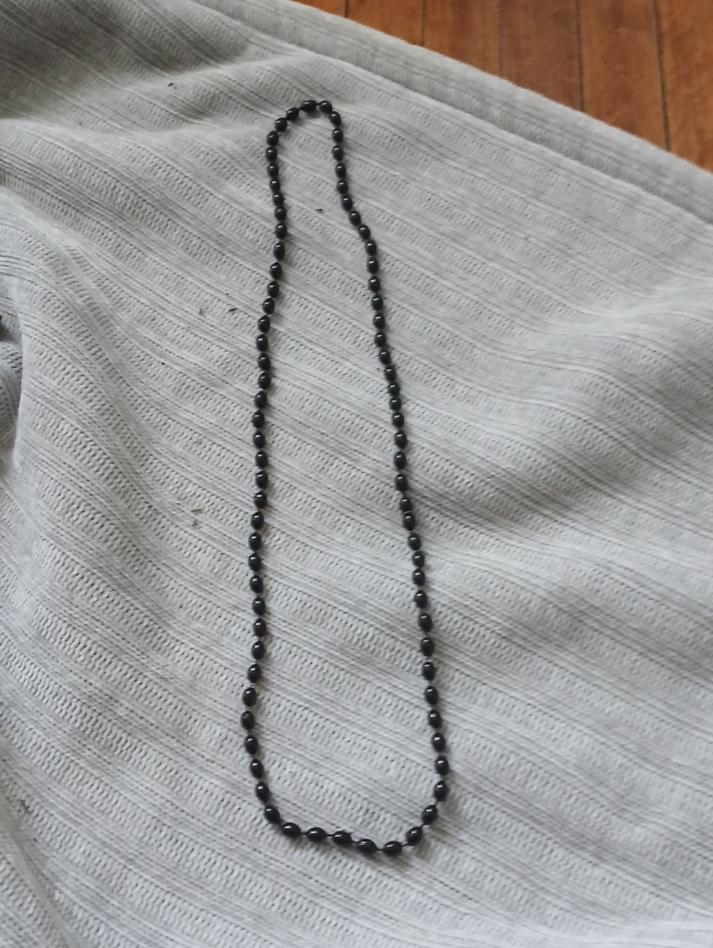 Black Bead Necklace - Women Jewelry